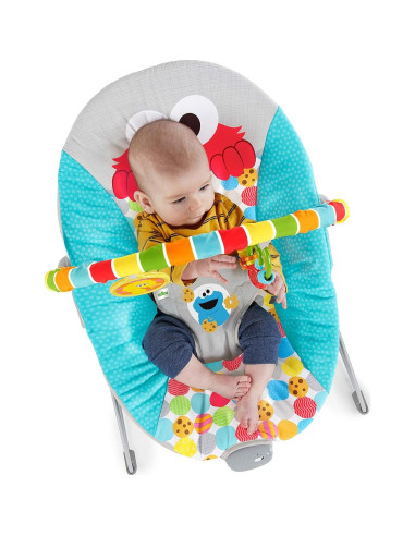 Asiento Vibrante para Bebés Bright Starts Elmo 0-6 Meses 9 kg