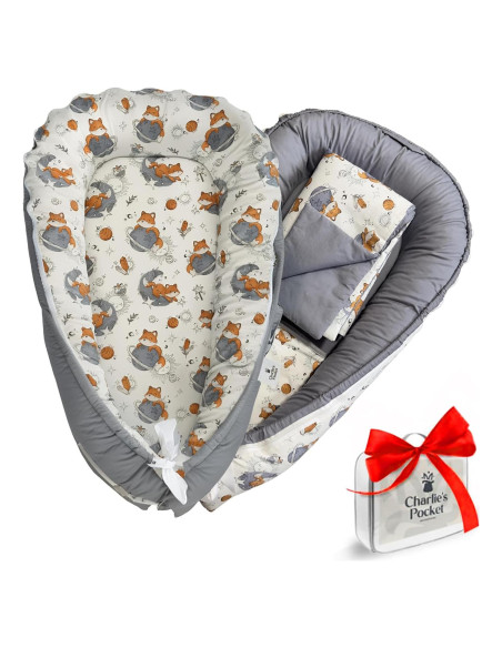 Nido Ajustable para Bebés Charlie's Pocket 0-24 Meses Nido Ajustable para Bebés Charlie's Pocket 0-24 Meses