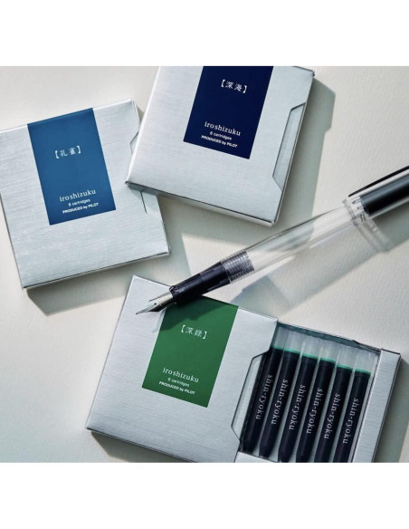 Cartuchos de Tinta Iroshizuku Tsuki-yo 6 Piezas 18g Cartuchos de Tinta Iroshizuku Tsuki-yo 6 Piezas 18g