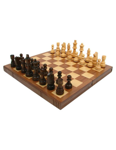 Juego de Ajedrez de Madera Plegable 30.48 cm - Trademark Games