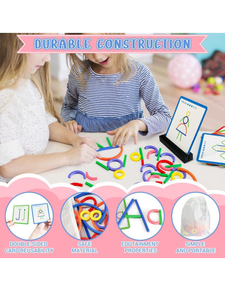 Juguetes STEM BaoStarUS Bloques de Construcción 160PCS Educativos Juguetes STEM BaoStarUS Bloques de Construcción 160PCS Educativos