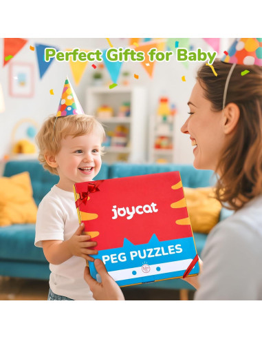 Rompecabezas de Alfabeto de Madera JoyCat 26 Letras Montessori