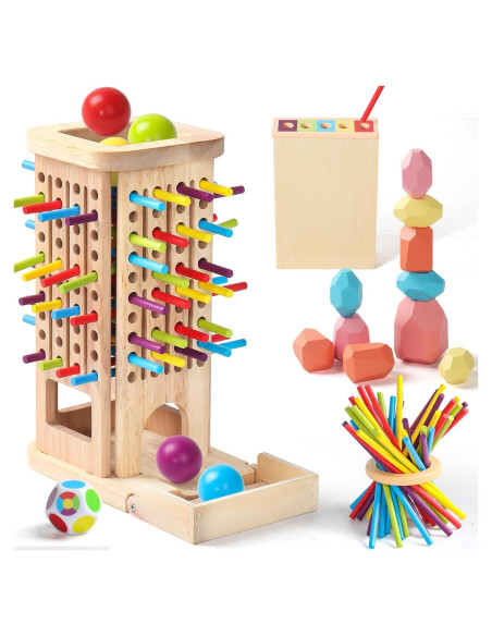 Juego de Mesa Montessori Zeewoo para Niños 3 a 8 Años Juego de Mesa Montessori Zeewoo para Niños 3 a 8 Años