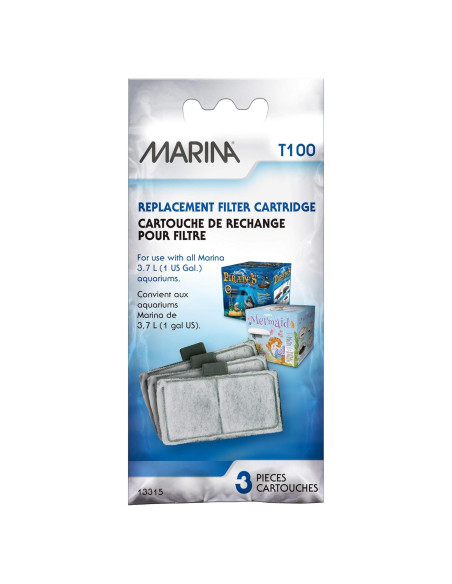 Cartucho de Filtro de Reemplazo Marina T100 - Paquete de 3 Cartucho de Filtro de Reemplazo Marina T100 - Paquete de 3