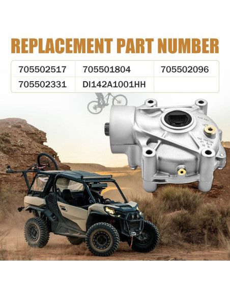 Diferencial Trasero QuenPenge 705502517 Compatible Can Am Diferencial Trasero QuenPenge 705502517 Compatible Can Am
