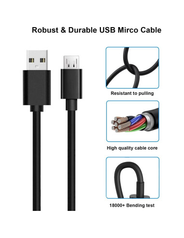 Cargador Micro USB 10W UUOLOV con Cable de 1.5m para Noco Boost