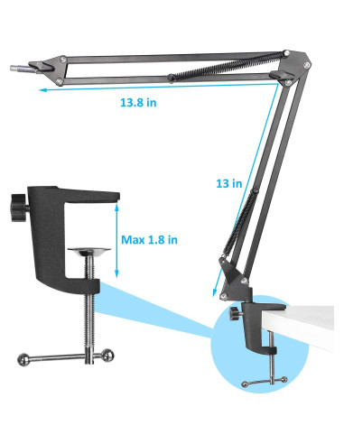 Soporte de Micrófono Yeti Nano YOUSHARES con Filtro Antipop