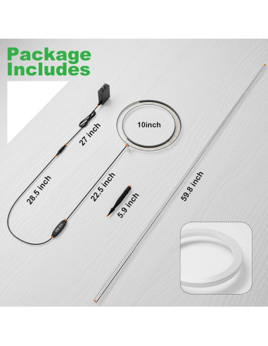 Luz de Crecimiento LED 25.4cm Little Joke Espectro Completo
