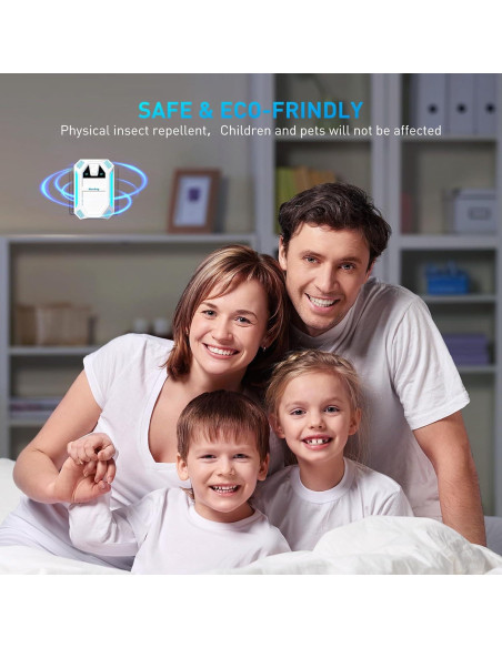 Repelente Ultrasónico NexKey 2025 para Insectos y Roedores Repelente Ultrasónico NexKey 2025 para Insectos y Roedores