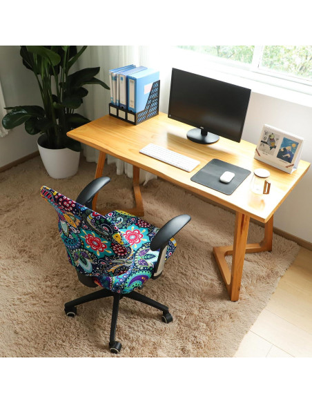 Funda Estirable para Silla de Oficina FORCHEER Boho 2 Piezas Funda Estirable para Silla de Oficina FORCHEER Boho 2 Piezas