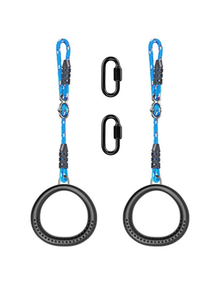 Anillas de Gimnasia Antideslizantes SELEWARE 1.07m Ajustables Anillas de Gimnasia Antideslizantes SELEWARE 1.07m Ajustables
