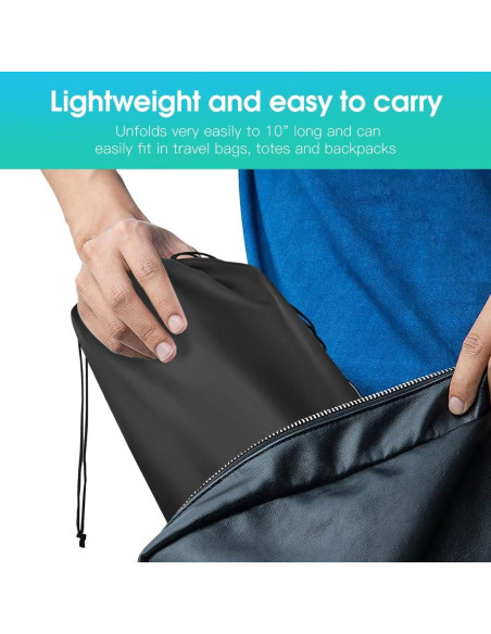 Bastón Plegable Akeoil Ajustable para Caminata - Negro Bastón Plegable Akeoil Ajustable para Caminata - Negro