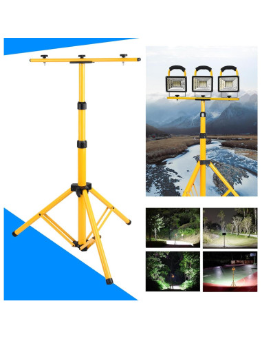 Soporte de trípode Ridgeyard ajustable 61-158 cm para luces