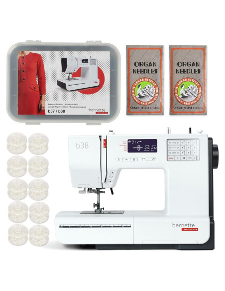 Máquina de Coser Computarizada Bernette B38 - 394 Puntadas, LCD Máquina de Coser Computarizada Bernette B38 - 394 Puntadas, LCD