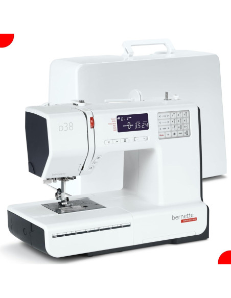 Máquina de Coser Computarizada Bernette B38 - 394 Puntadas, LCD Máquina de Coser Computarizada Bernette B38 - 394 Puntadas, LCD