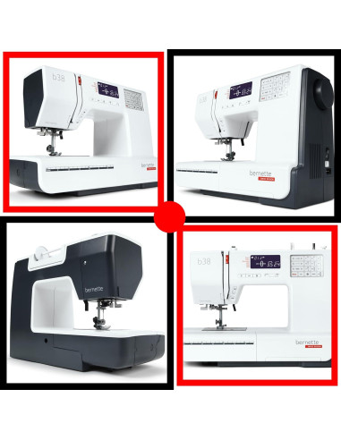 Máquina de Coser Computarizada Bernette B38 - 394 Puntadas, LCD