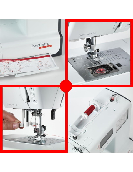 Máquina de Coser Computarizada Bernette B38 - 394 Puntadas, LCD Máquina de Coser Computarizada Bernette B38 - 394 Puntadas, LCD