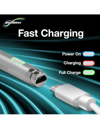 BoxWave Stylus Pen AccuPoint para Peloton Row - Punta Ultra Fina