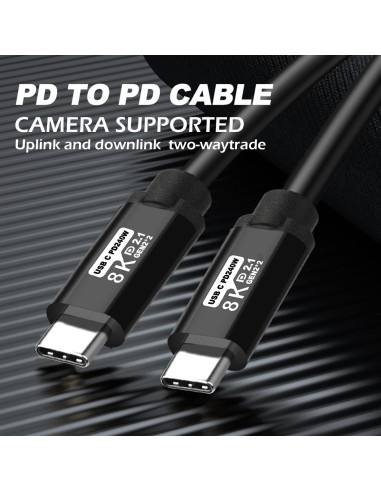 Cable USB C a C 12.19M 8K 60Hz 240W LJ