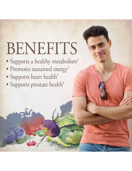 Multivitamínico Orgánico Vegano Jardín de Vida 60 Tabletas Multivitamínico Orgánico Vegano Jardín de Vida 60 Tabletas