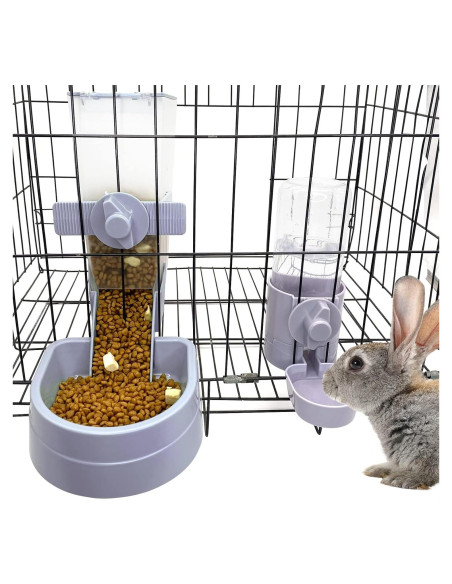 Dispensador de Agua y Comida Automático Kathson 2L para Conejos y Gatos Dispensador de Agua y Comida Automático Kathson 2L para Conejos y Gatos