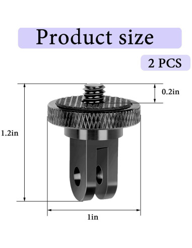 Adaptador de Montaje para Trípode LXYHUAL 1/4"-20 2 Piezas