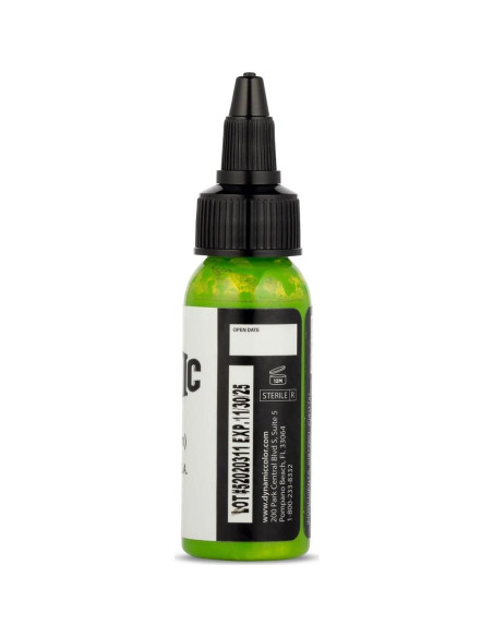 Tinta para Tatuajes Verde Lima Dynamic Color 30 ml Vegana Tinta para Tatuajes Verde Lima Dynamic Color 30 ml Vegana