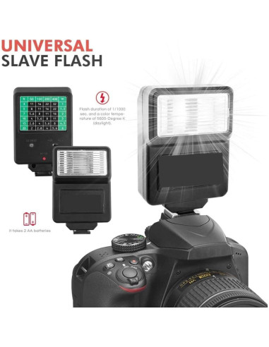 Flash de Cámara Digital Tronixpro CF1 para SLR y Compactas