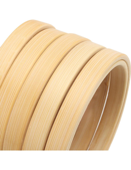 Aros de Bordado de Bambú SENJEOK 20 Pcs 8cm para Manualidades Aros de Bordado de Bambú SENJEOK 20 Pcs 8cm para Manualidades