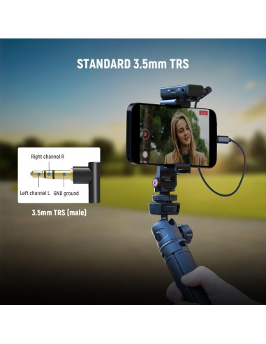 Cable de Audio NEEWER 3.5mm TRS a USB C y iOS - LM17