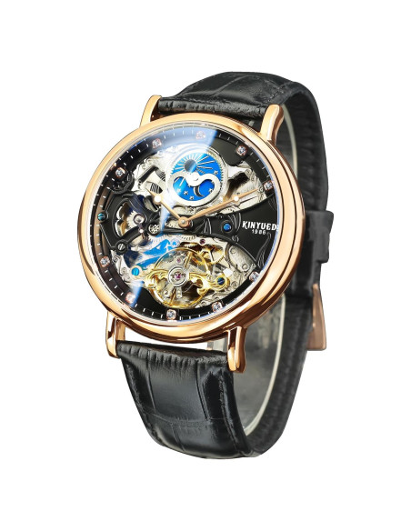 Reloj Mecánico Automático FORSINING J128-2 Steampunk Hombre Reloj Mecánico Automático FORSINING J128-2 Steampunk Hombre