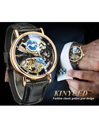 Reloj Mecánico Automático FORSINING J128-2 Steampunk Hombre