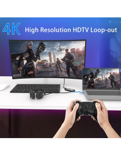 Tarjeta de Captura de Video BJardinier 4K HDMI USB 3.0 Full HD 2