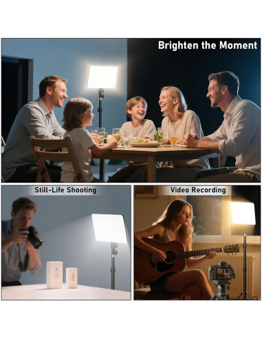 Kit de Iluminación Fotográfica Anautin 30W con Trípode 157cm