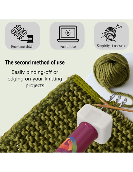 Herramienta de Tejer DAFENCHI con 3 Ganchos - Rojo Vino Herramienta de Tejer DAFENCHI con 3 Ganchos - Rojo Vino