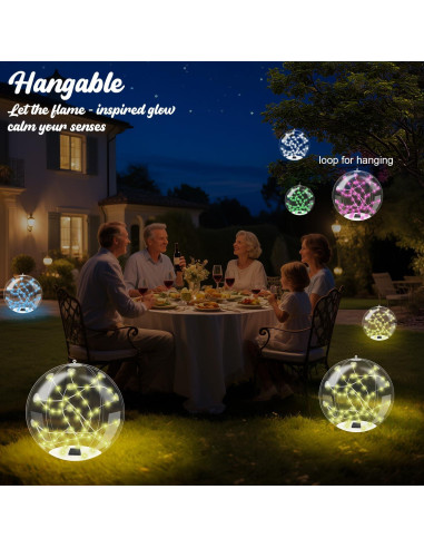 Luces Flotantes Solares Waputne 35.56 cm IP68 2 Pcs con Control Remoto