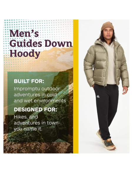 Chaqueta con Capucha Marmot Guides Down Hombre 700 Relleno Plumas Chaqueta con Capucha Marmot Guides Down Hombre 700 Relleno Plumas