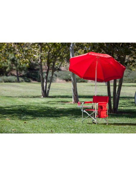 Silla Deportiva Plegable PICNIC TIME con Mesa Lateral - NCAA Ohio State Silla Deportiva Plegable PICNIC TIME con Mesa Lateral - NCAA Ohio State