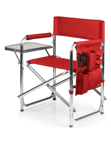 Silla Deportiva Plegable PICNIC TIME con Mesa Lateral - NCAA Ohio State Silla Deportiva Plegable PICNIC TIME con Mesa Lateral - NCAA Ohio State