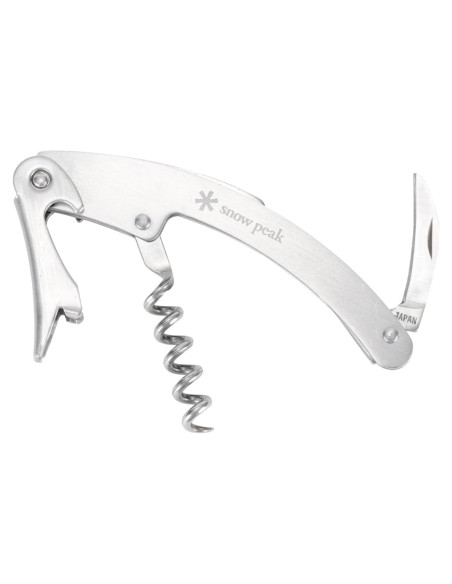 Sacacorchos Doble Bisagra Snow Peak de Acero Inoxidable 11.4cm Sacacorchos Doble Bisagra Snow Peak de Acero Inoxidable 11.4cm