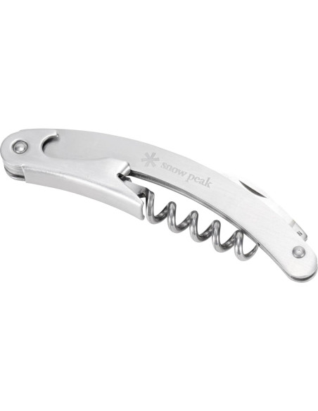 Sacacorchos Doble Bisagra Snow Peak de Acero Inoxidable 11.4cm Sacacorchos Doble Bisagra Snow Peak de Acero Inoxidable 11.4cm