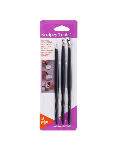 Juego de Herramientas de Doble Extremo Sculpey 3 Piezas