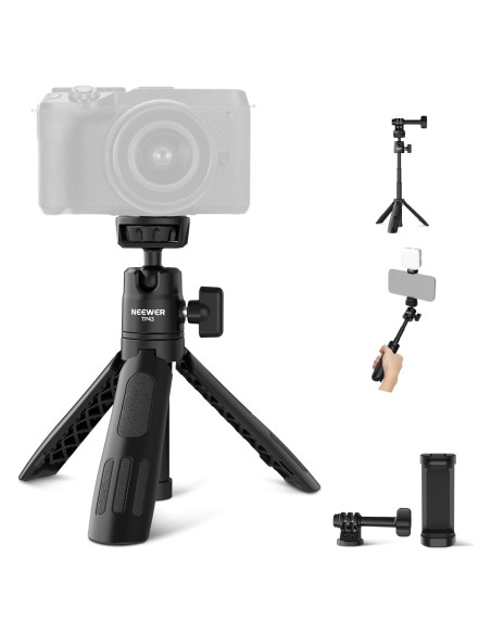 Trípode Mini Selfie Stick NEEWER TP43 Negro para iPhone y GoPro Trípode Mini Selfie Stick NEEWER TP43 Negro para iPhone y GoPro