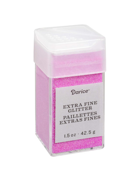 Glitter Extra Fino Rosa Darice 42.5g para Artesanías Glitter Extra Fino Rosa Darice 42.5g para Artesanías