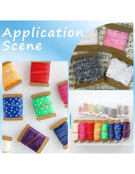 Bobinas de Cartón SUNNYCLUE 50 Pcs para Manualidades DIY Bobinas de Cartón SUNNYCLUE 50 Pcs para Manualidades DIY