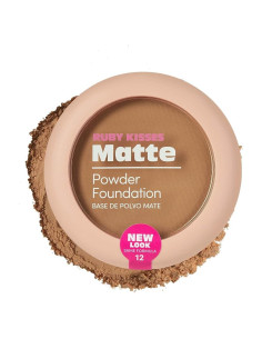 Ruby Kisses Polvo Compacto Mate 45g - Cobertura Completa Caramelo