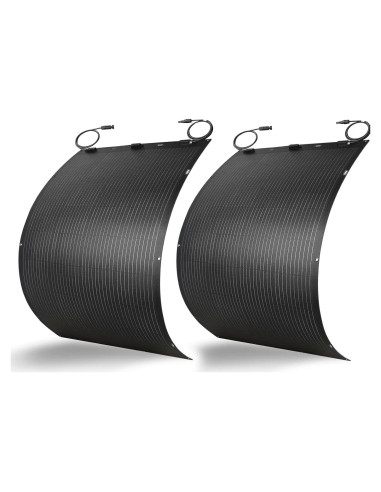 Panel Solar Flexible 200W Greenmagic 2PCS 100W 12V IP68