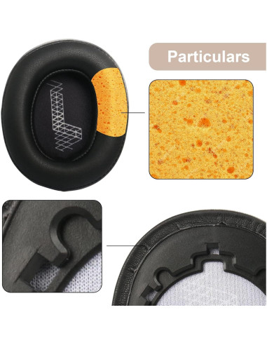 Almohadillas de Reemplazo JBL Live 500BT - Espuma de Memoria