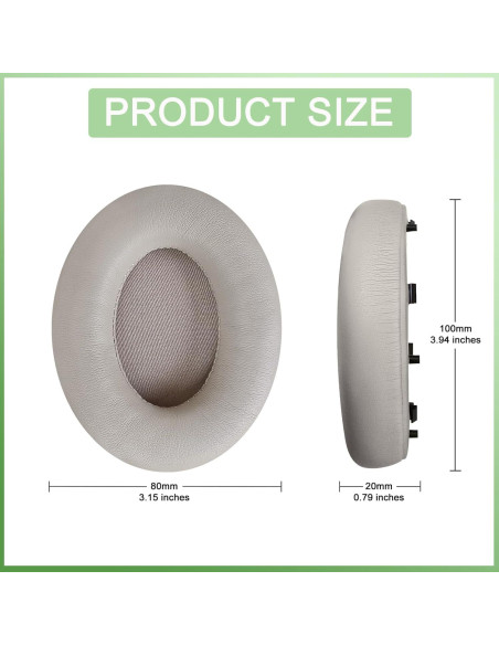 Almohadillas de Repuesto Hopopower para Auriculares Sony WH-1000XM4 - Espuma Acústica Oro Almohadillas de Repuesto Hopopower para Auriculares Sony WH-1000XM4 - Espuma Acústica Oro
