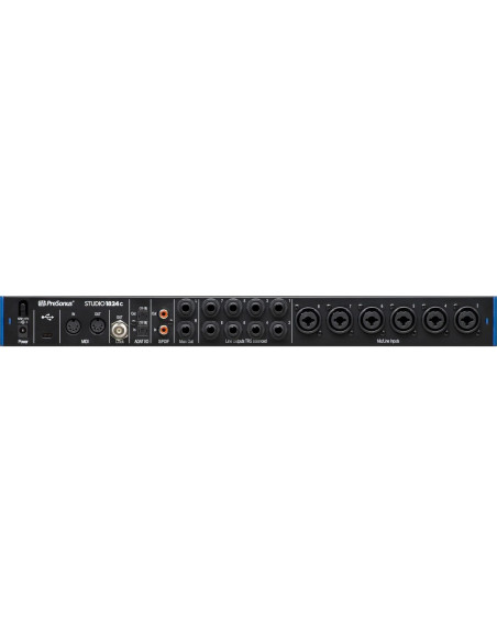 Paquete de interfaz USB PreSonus Studio 1824c + Micrófono AT2020 + Auriculares ATH-M20X Paquete de interfaz USB PreSonus Studio 1824c + Micrófono AT2020 + Auriculares ATH-M20X